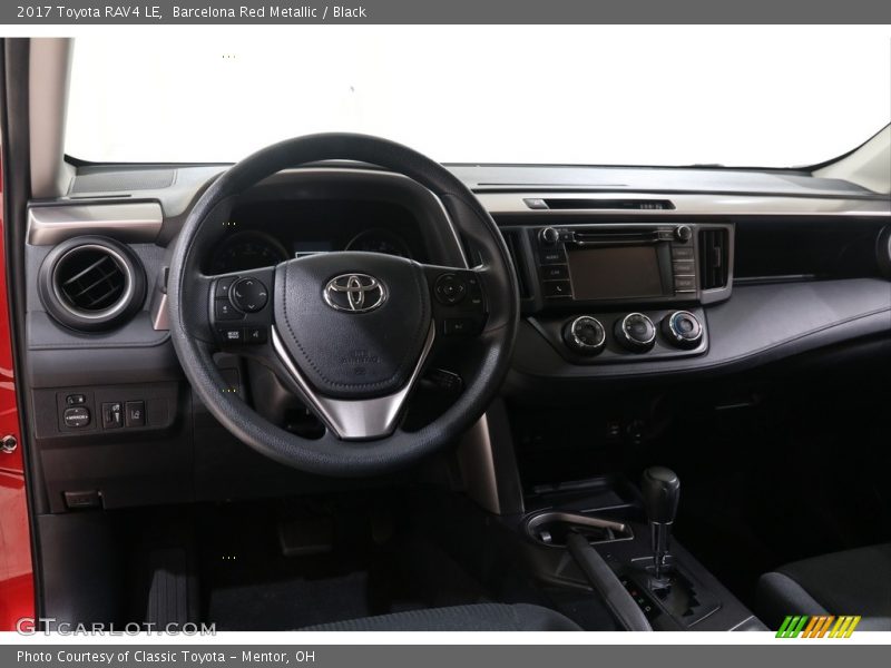Barcelona Red Metallic / Black 2017 Toyota RAV4 LE