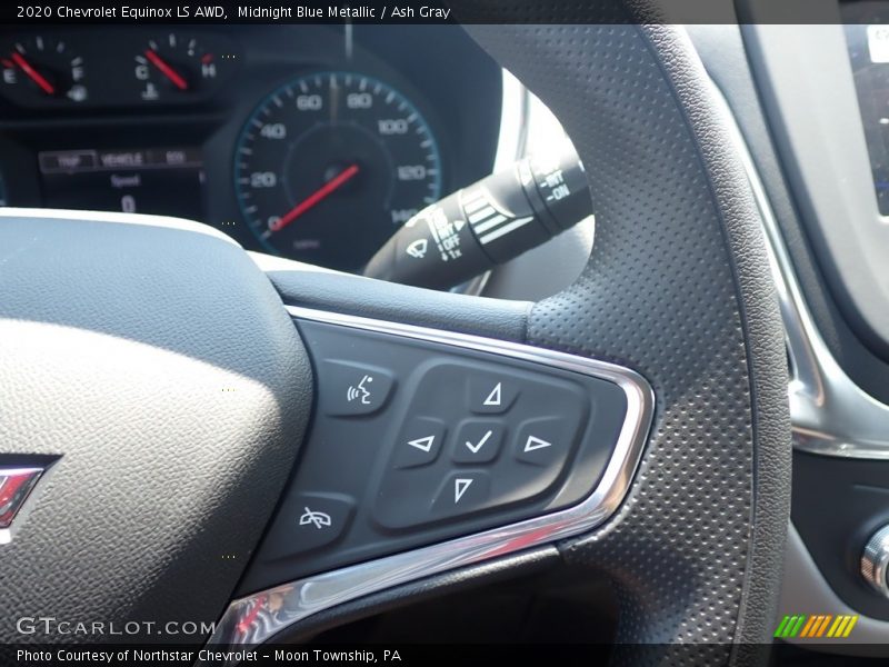 Midnight Blue Metallic / Ash Gray 2020 Chevrolet Equinox LS AWD