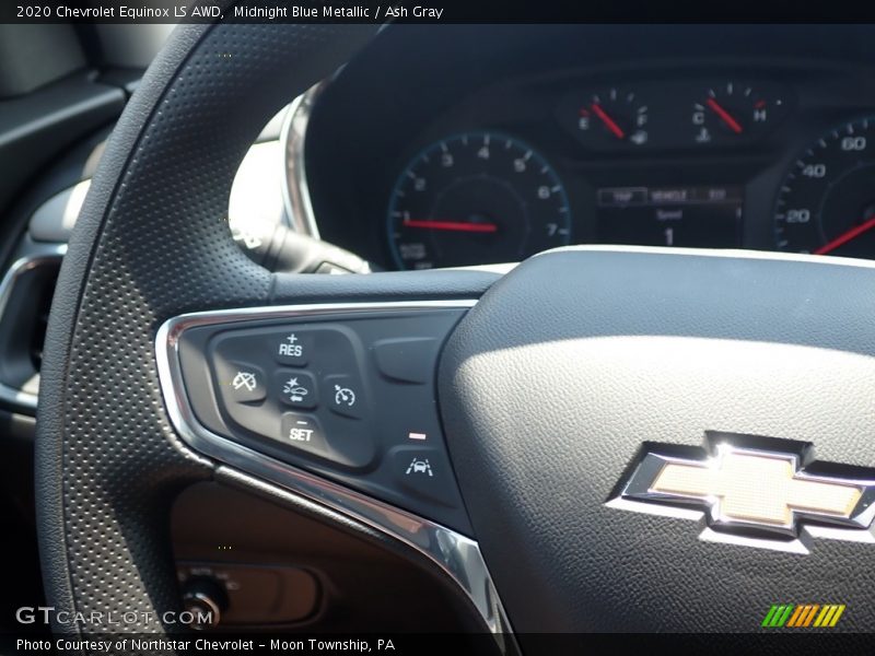 Midnight Blue Metallic / Ash Gray 2020 Chevrolet Equinox LS AWD