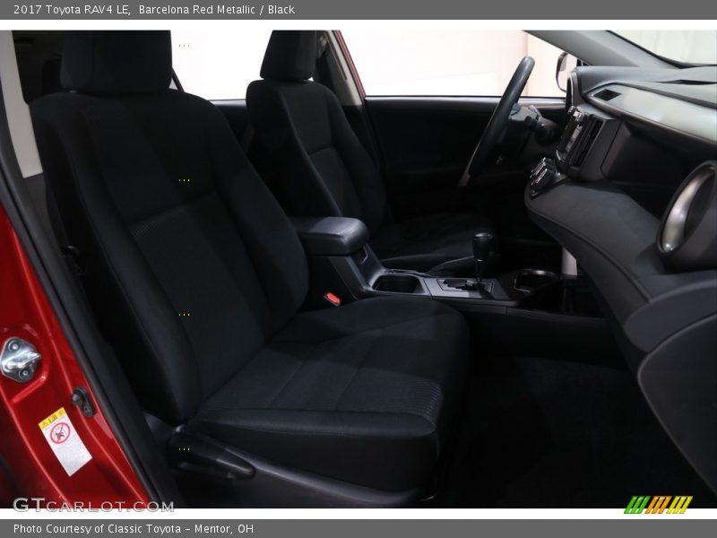Barcelona Red Metallic / Black 2017 Toyota RAV4 LE