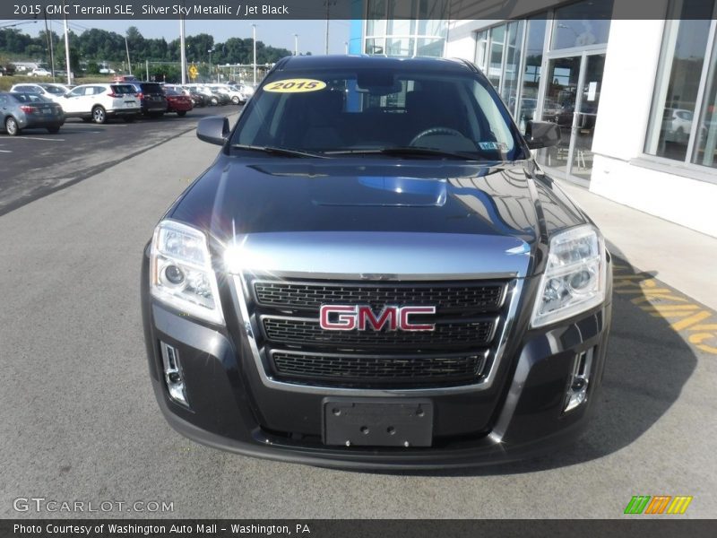 Silver Sky Metallic / Jet Black 2015 GMC Terrain SLE