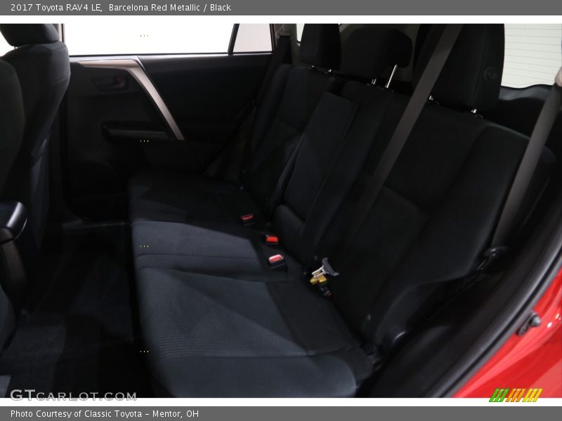 Barcelona Red Metallic / Black 2017 Toyota RAV4 LE