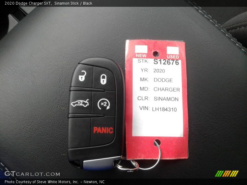 Sinamon Stick / Black 2020 Dodge Charger SXT