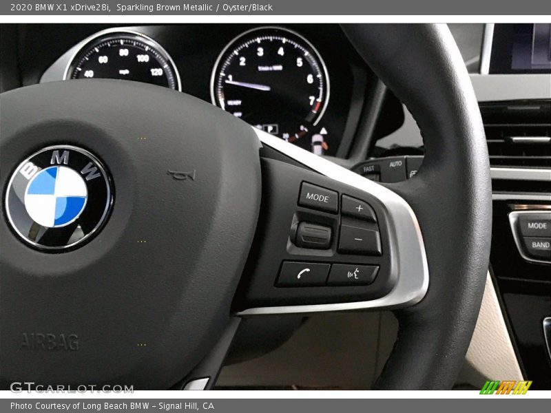 Sparkling Brown Metallic / Oyster/Black 2020 BMW X1 xDrive28i