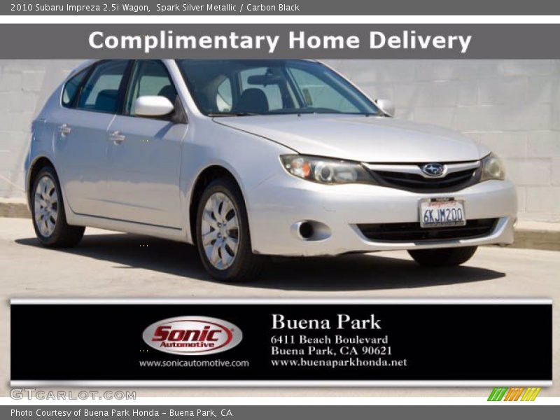 Spark Silver Metallic / Carbon Black 2010 Subaru Impreza 2.5i Wagon