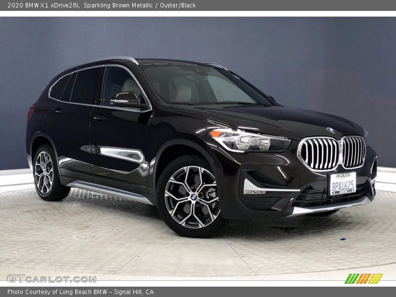 Sparkling Brown Metallic / Oyster/Black 2020 BMW X1 xDrive28i