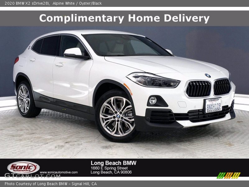 Alpine White / Oyster/Black 2020 BMW X2 sDrive28i