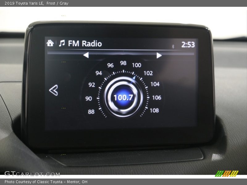 Frost / Gray 2019 Toyota Yaris LE