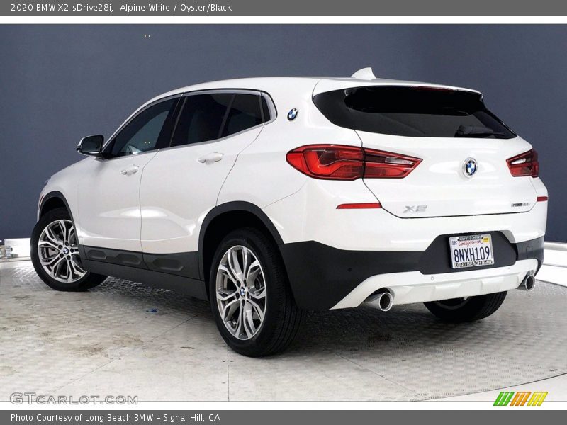 Alpine White / Oyster/Black 2020 BMW X2 sDrive28i
