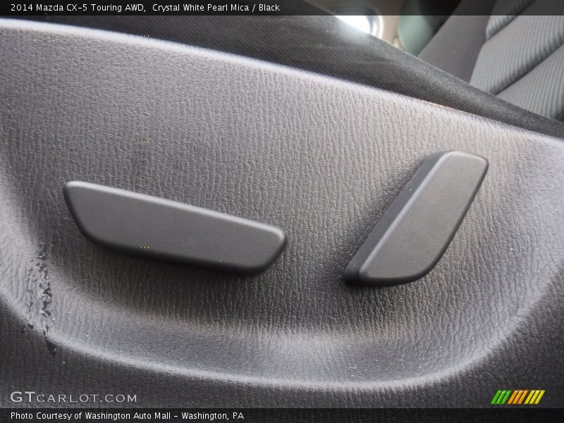 Crystal White Pearl Mica / Black 2014 Mazda CX-5 Touring AWD