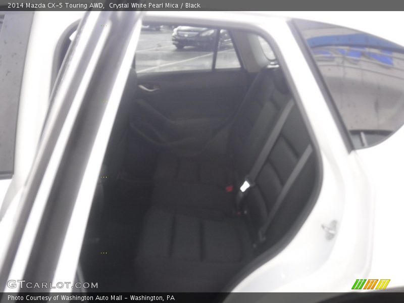 Crystal White Pearl Mica / Black 2014 Mazda CX-5 Touring AWD