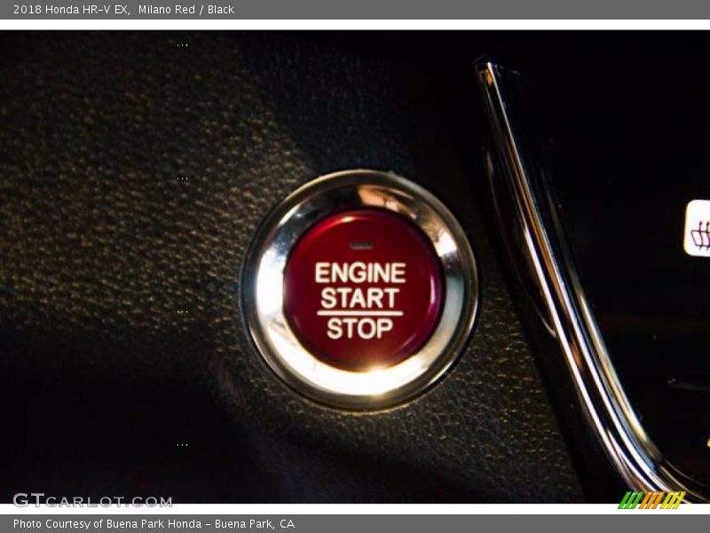 Milano Red / Black 2018 Honda HR-V EX