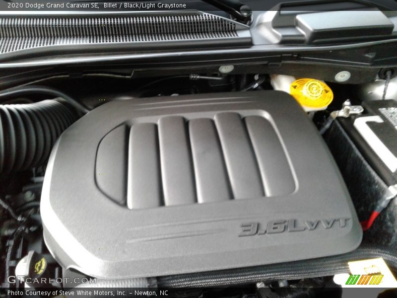 Billet / Black/Light Graystone 2020 Dodge Grand Caravan SE