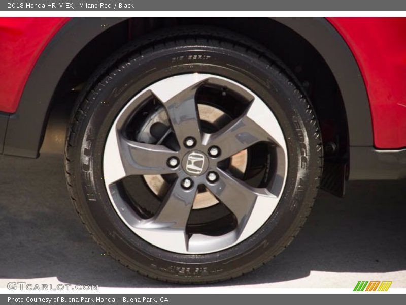 Milano Red / Black 2018 Honda HR-V EX