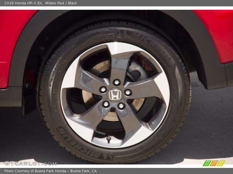 Milano Red / Black 2018 Honda HR-V EX