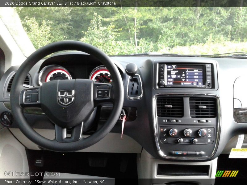 Billet / Black/Light Graystone 2020 Dodge Grand Caravan SE