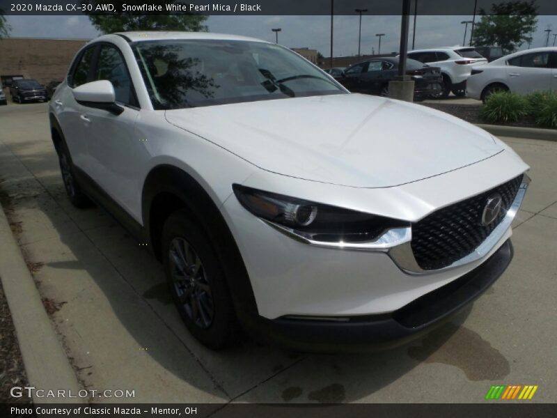Snowflake White Pearl Mica / Black 2020 Mazda CX-30 AWD
