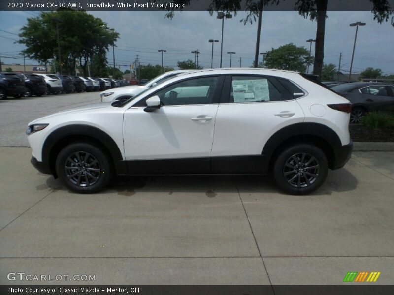 Snowflake White Pearl Mica / Black 2020 Mazda CX-30 AWD