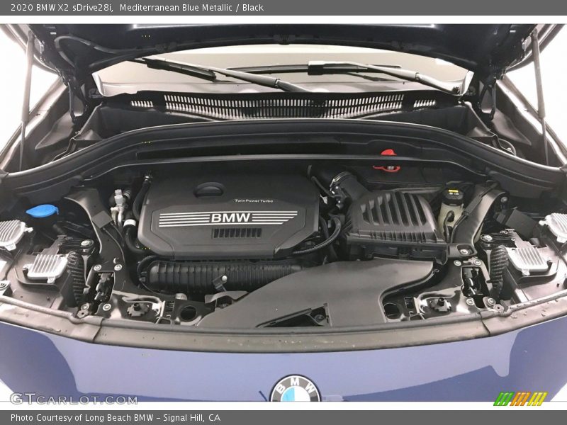 Mediterranean Blue Metallic / Black 2020 BMW X2 sDrive28i