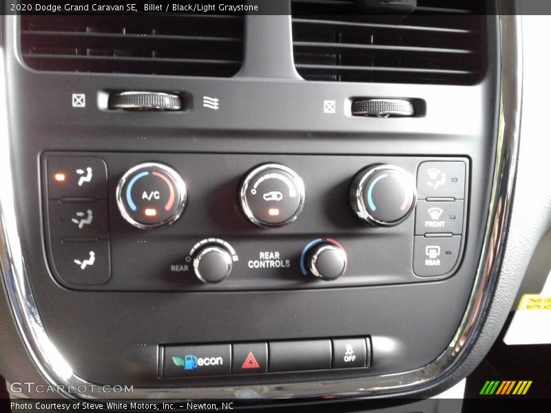 Billet / Black/Light Graystone 2020 Dodge Grand Caravan SE