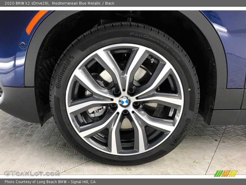 Mediterranean Blue Metallic / Black 2020 BMW X2 sDrive28i