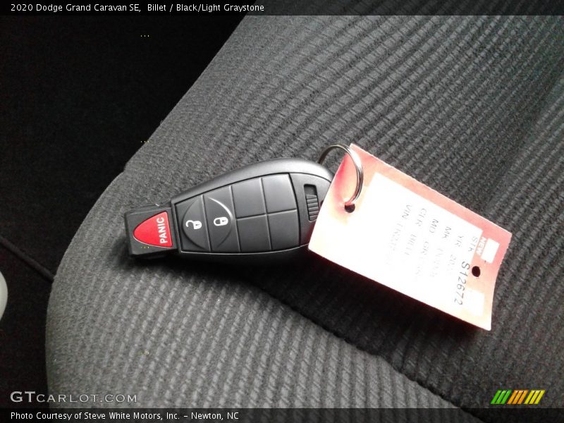 Billet / Black/Light Graystone 2020 Dodge Grand Caravan SE