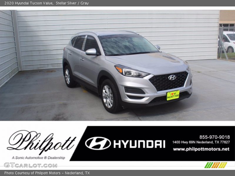 Stellar Silver / Gray 2020 Hyundai Tucson Value