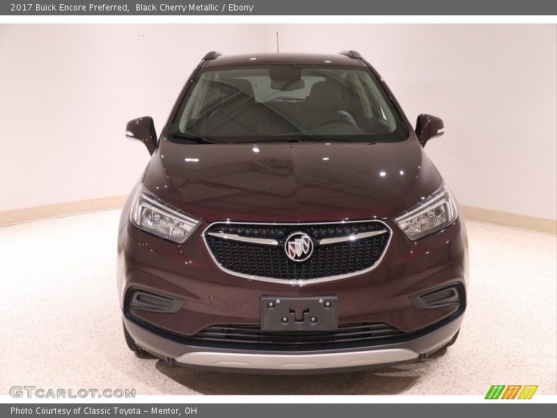 Black Cherry Metallic / Ebony 2017 Buick Encore Preferred