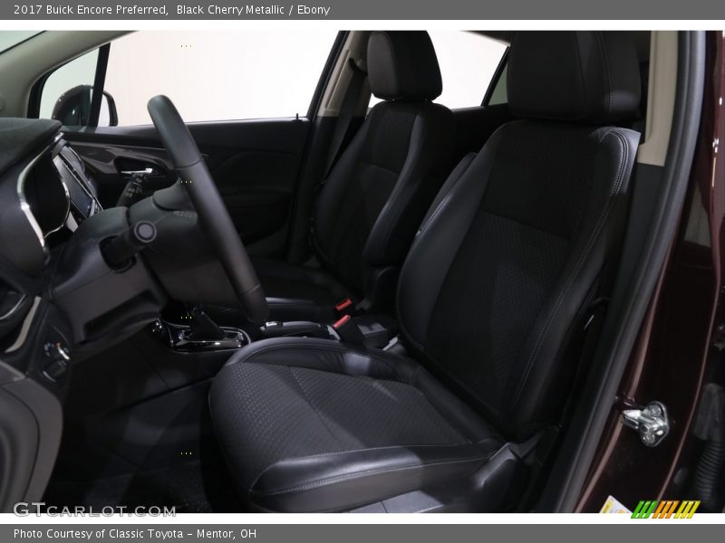 Black Cherry Metallic / Ebony 2017 Buick Encore Preferred