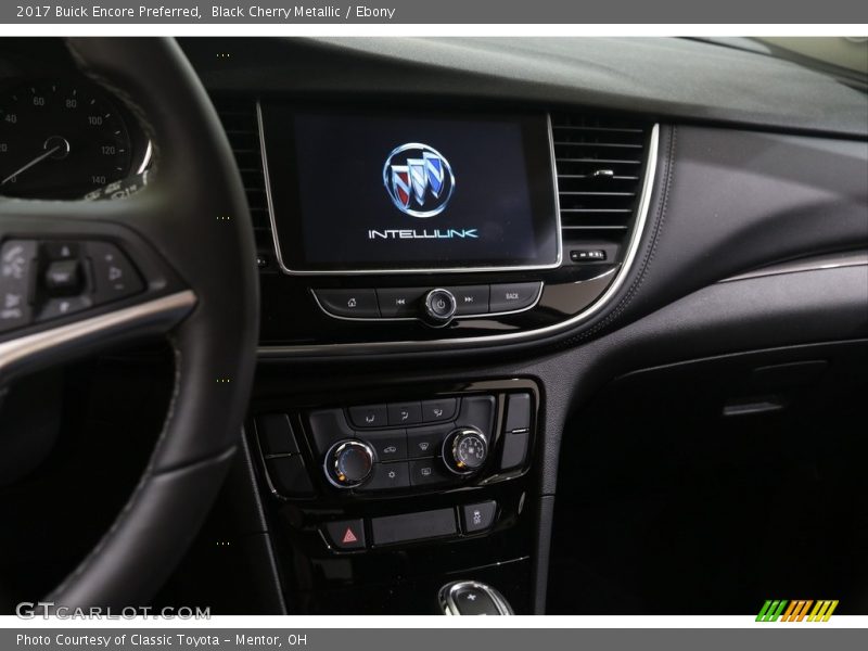 Black Cherry Metallic / Ebony 2017 Buick Encore Preferred