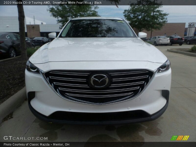 Snowflake White Pearl Mica / Black 2020 Mazda CX-9 Touring AWD
