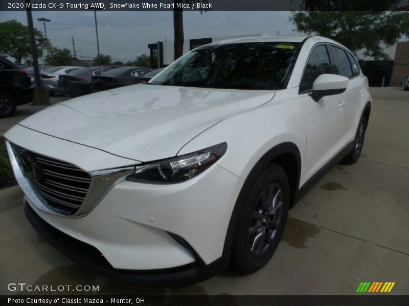 Snowflake White Pearl Mica / Black 2020 Mazda CX-9 Touring AWD