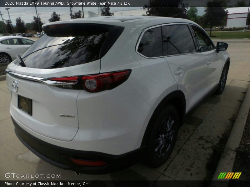 Snowflake White Pearl Mica / Black 2020 Mazda CX-9 Touring AWD