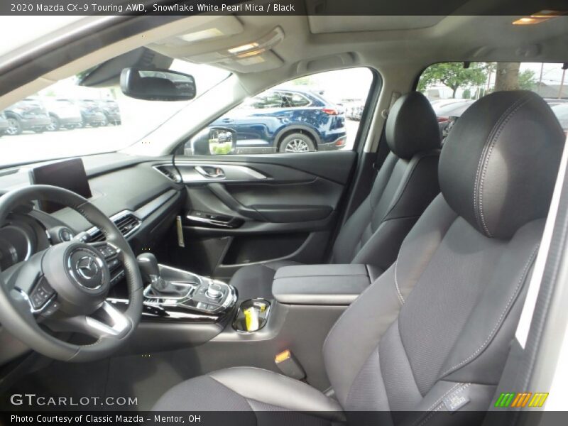 Snowflake White Pearl Mica / Black 2020 Mazda CX-9 Touring AWD