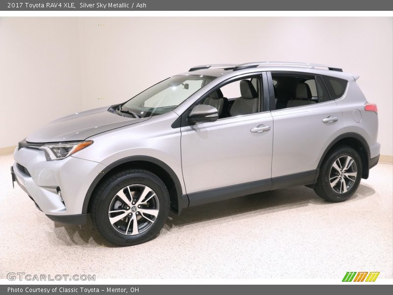 Silver Sky Metallic / Ash 2017 Toyota RAV4 XLE