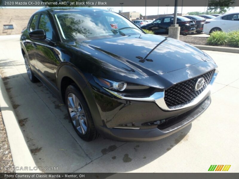 Jet Black Mica / Black 2020 Mazda CX-30 Preferred AWD