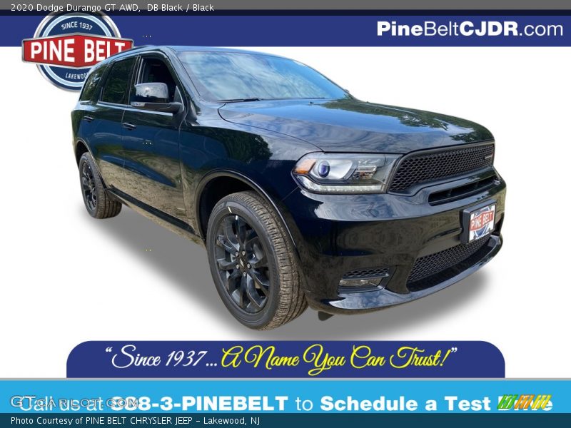 DB Black / Black 2020 Dodge Durango GT AWD