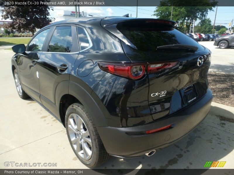 Jet Black Mica / Black 2020 Mazda CX-30 Preferred AWD