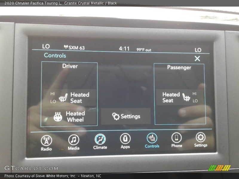 Granite Crystal Metallic / Black 2020 Chrysler Pacifica Touring L