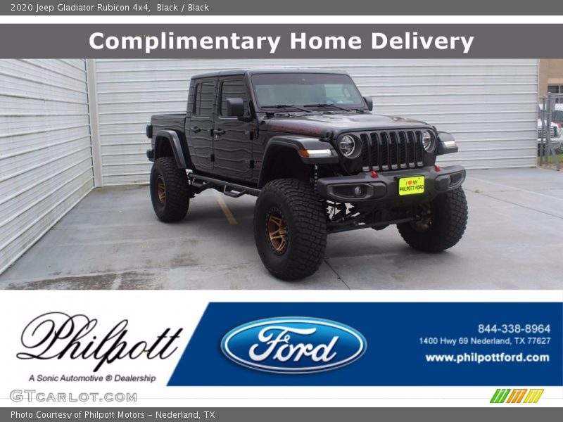 Black / Black 2020 Jeep Gladiator Rubicon 4x4