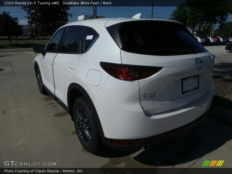 Snowflake White Pearl / Black 2020 Mazda CX-5 Touring AWD