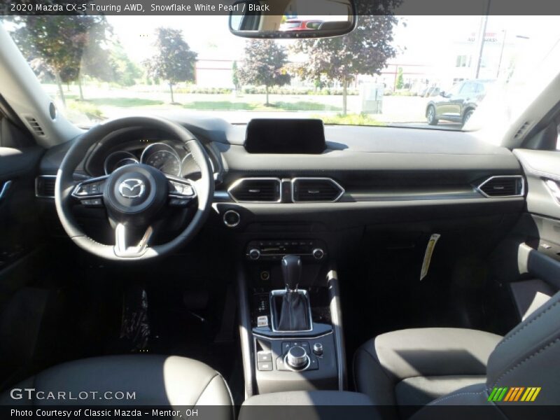 Snowflake White Pearl / Black 2020 Mazda CX-5 Touring AWD