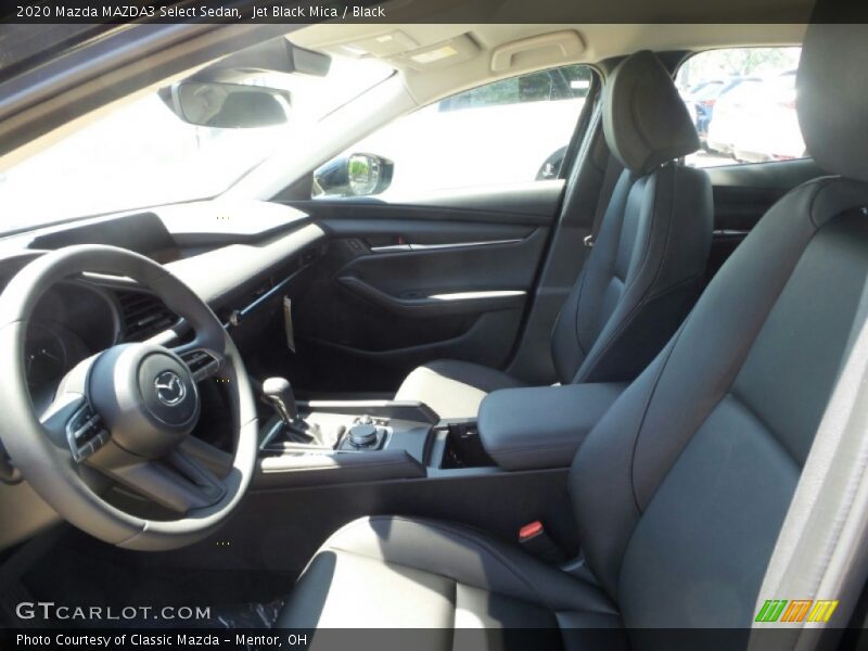 Jet Black Mica / Black 2020 Mazda MAZDA3 Select Sedan