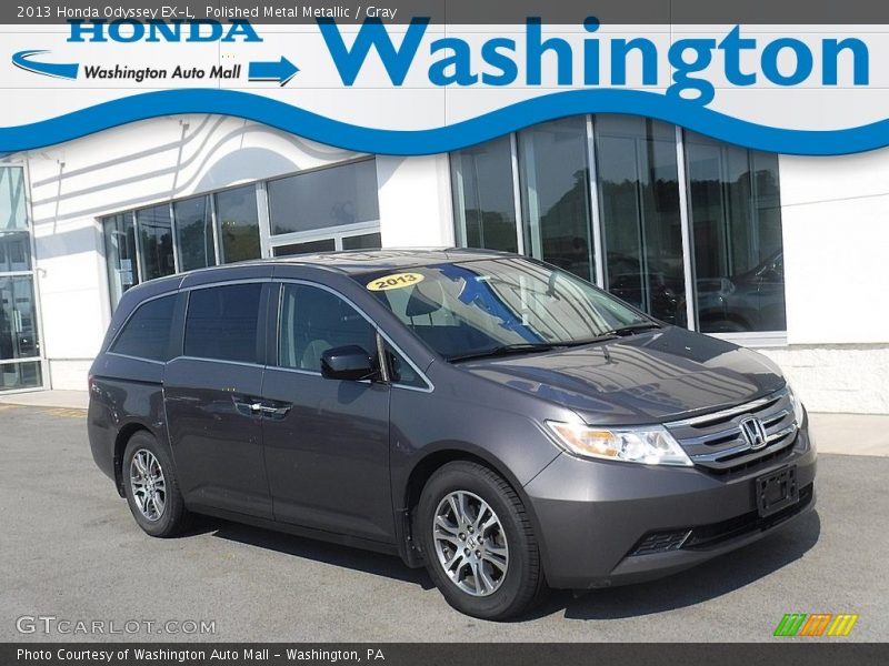 Polished Metal Metallic / Gray 2013 Honda Odyssey EX-L