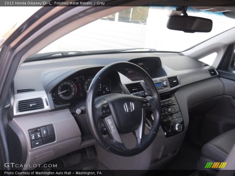 Polished Metal Metallic / Gray 2013 Honda Odyssey EX-L
