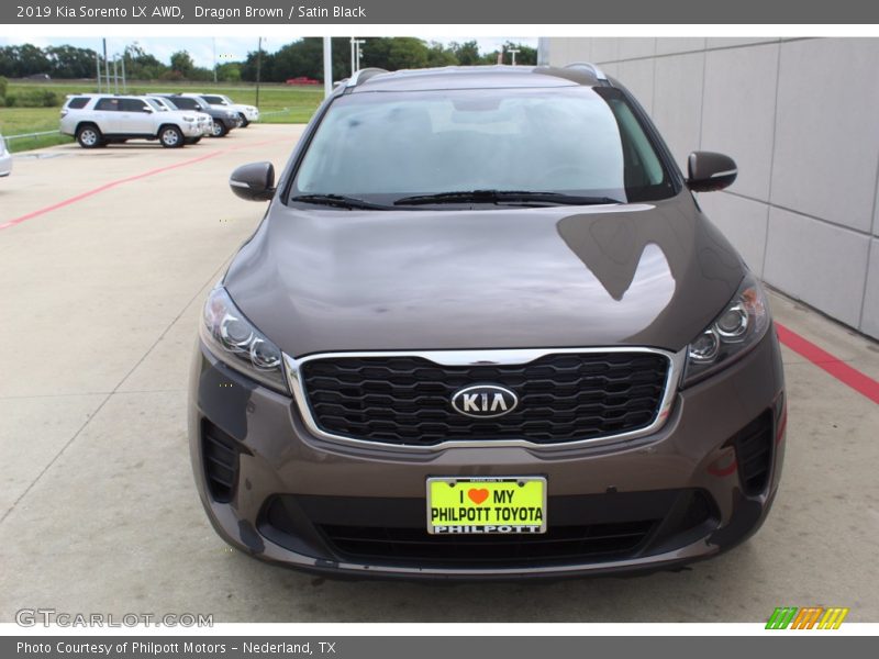 Dragon Brown / Satin Black 2019 Kia Sorento LX AWD
