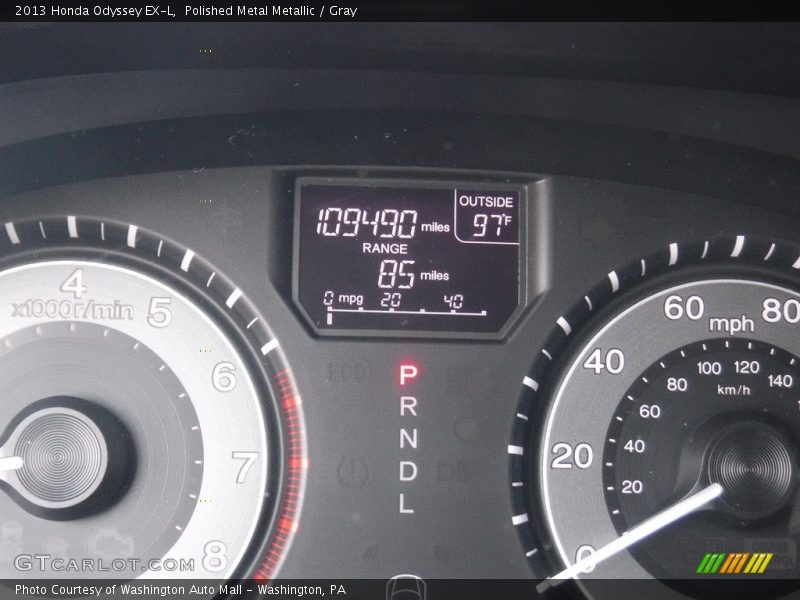 Polished Metal Metallic / Gray 2013 Honda Odyssey EX-L