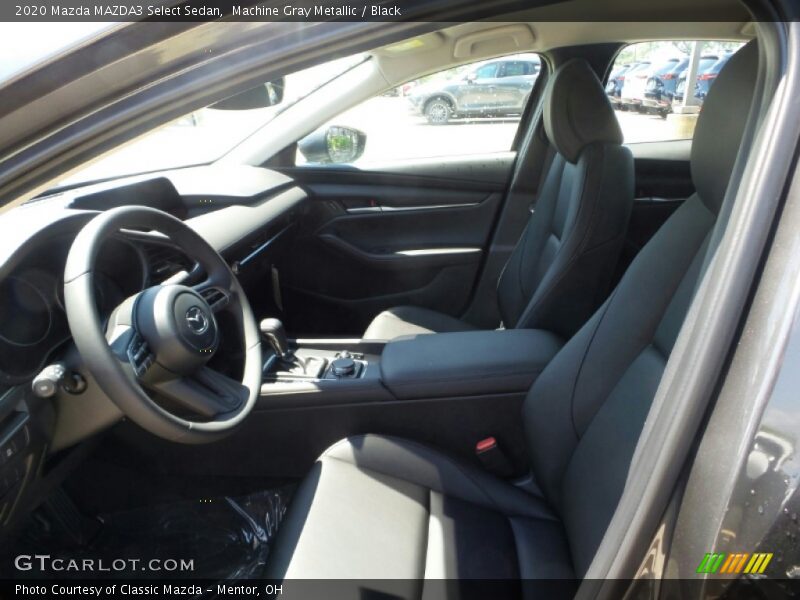 Machine Gray Metallic / Black 2020 Mazda MAZDA3 Select Sedan