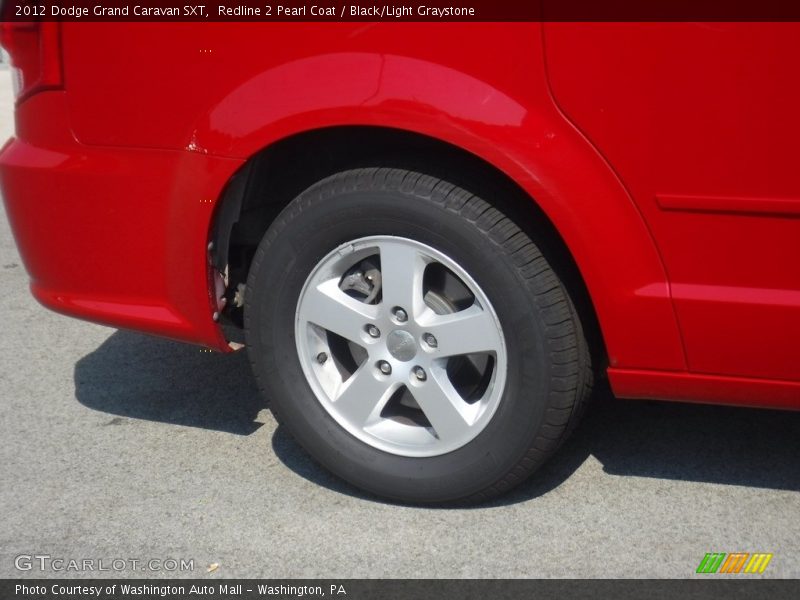 Redline 2 Pearl Coat / Black/Light Graystone 2012 Dodge Grand Caravan SXT