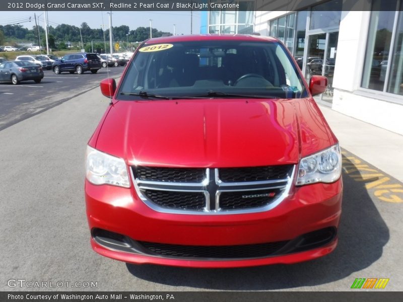 Redline 2 Pearl Coat / Black/Light Graystone 2012 Dodge Grand Caravan SXT